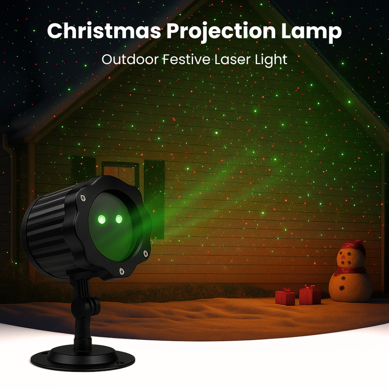 Festive Christmas Starry Laser Light Show Projector Lamp